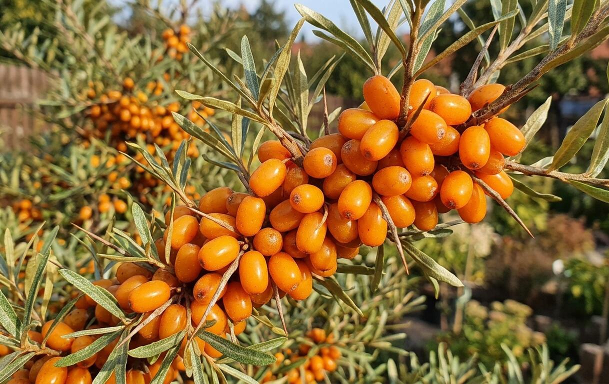Rakytník řešetlákový samičí 'Inja' - Hippophae rhamnoides 'Inja'