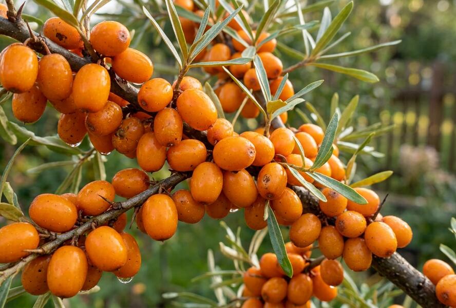 Rakytník řešetlákový samičí 'Augustinka' - Hippophae rhamnoides 'Augustinka'