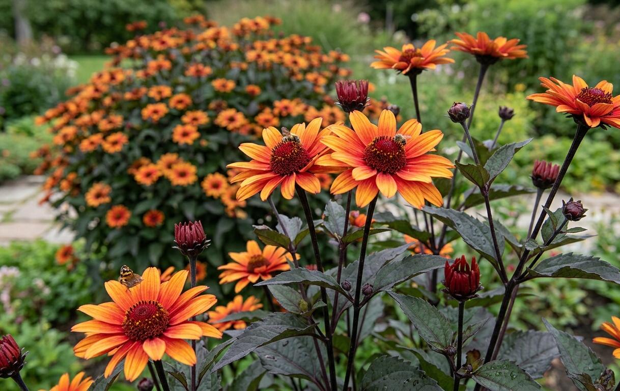 Janeba drsná 'Luna Roja' - Heliopsis helianthoides 'Luna Roja'