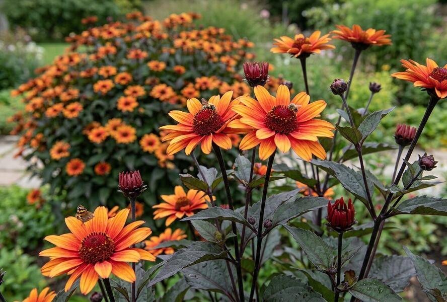 Janeba drsná 'Luna Roja' - Heliopsis helianthoides 'Luna Roja'