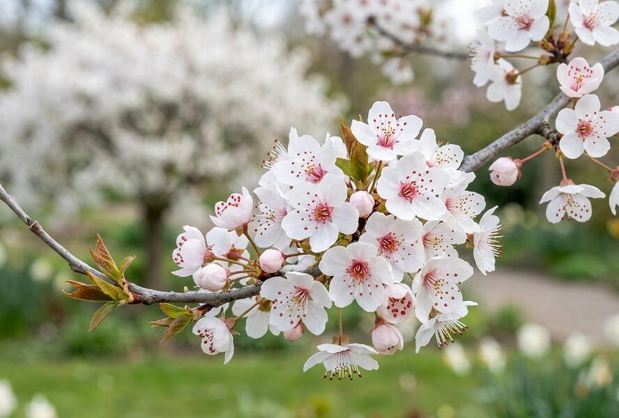 Višeň 'The Bride' - Prunus 'The Bride'