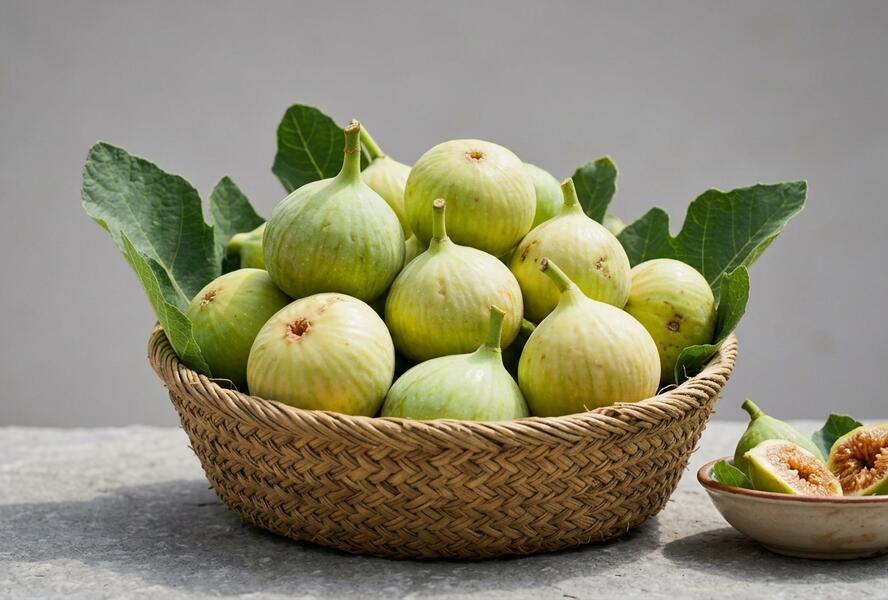 Fíkovník smokvoň 'Brogiotto Bianco' - Ficus carica 'Brogiotto Bianco'
