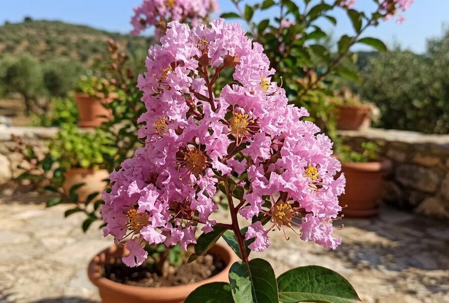 Pukol indický, krepová myrta 'With Love Babe' - Lagerstroemia indica 'With Love Babe'