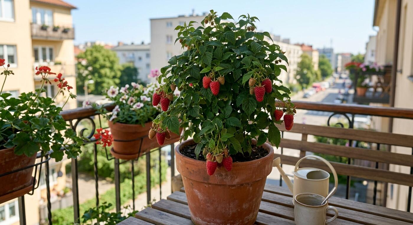 Rubus idaeus ''Little Sweet Sister''