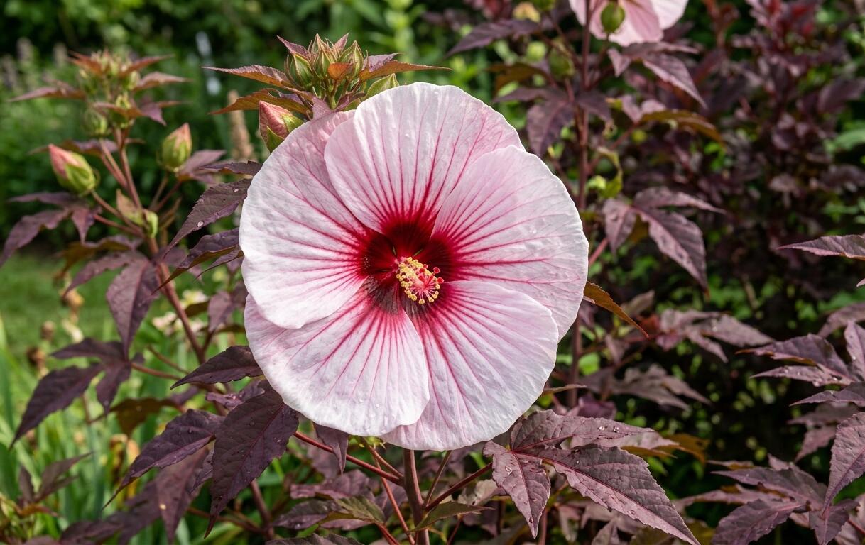 Ibišek bahenní 'Kopper King' - Hibiscus moscheutos 'Kopper King'
