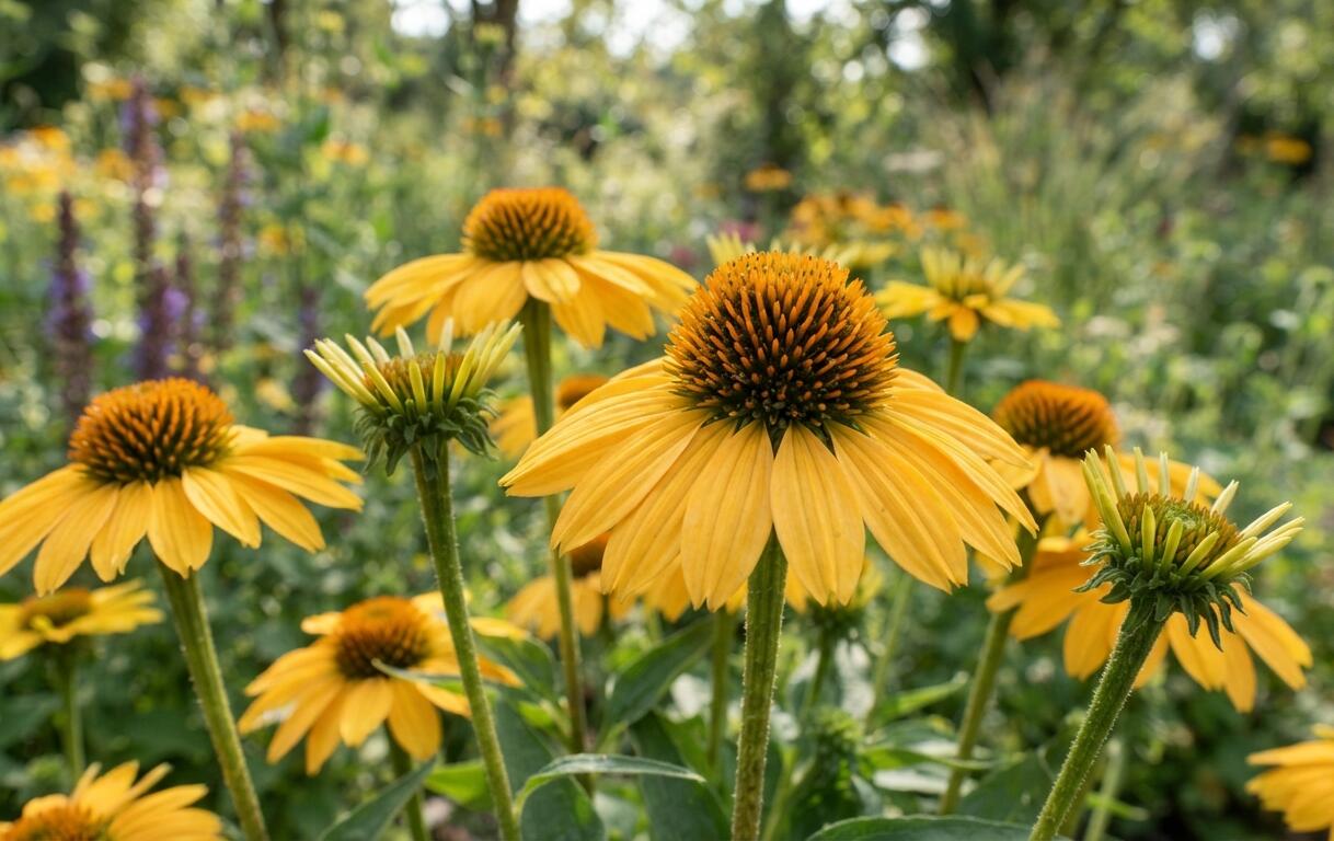 Třapatkovka nachová 'Prairie Blaze Golden Yellow' - Echinacea purpurea 'Prairie Blaze Golden Yellow'
