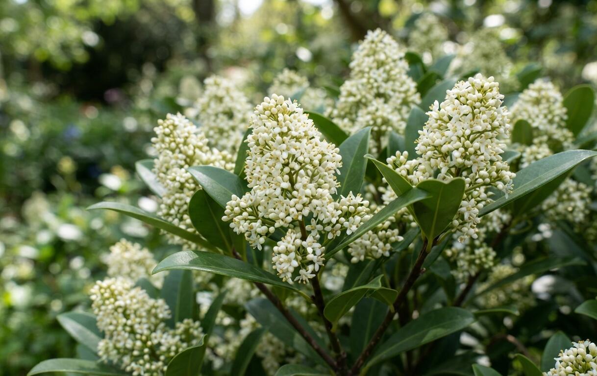 Skimie japonská 'Kew White' - Skimmia japonica 'Kew White'