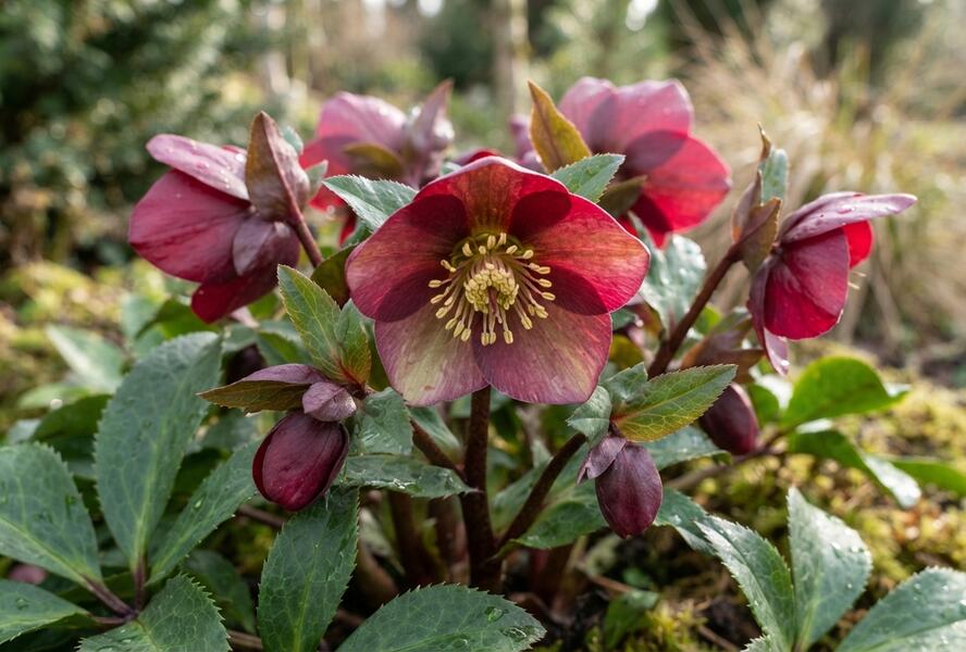Čemeřice 'HGC Ice Breaker Ruby' - Helleborus hybridus 'HGC Ice Breaker Ruby'