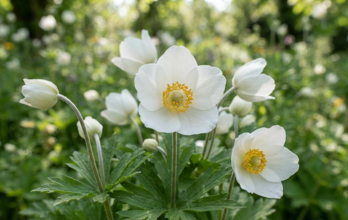 Sasanka lesní 'Snow White' - Anemone sylvestris 'Snow White'