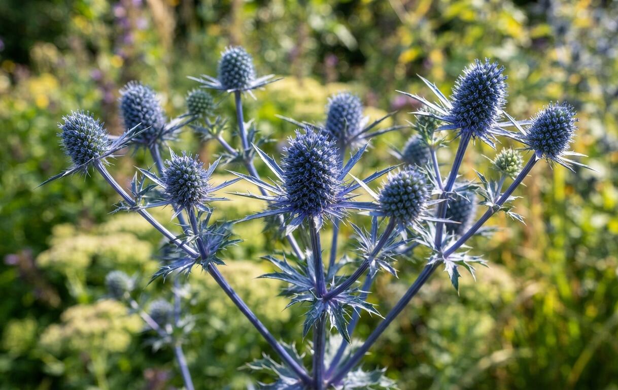 Máčka plocholistá 'Blue Glitter' - Eryngium planum 'Blue Glitter'