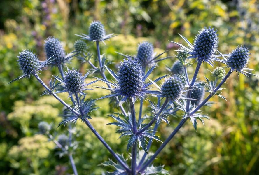 Máčka plocholistá 'Blue Glitter' - Eryngium planum 'Blue Glitter'
